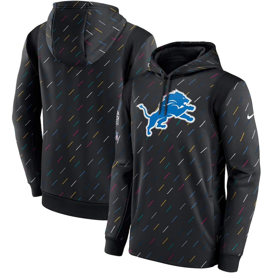 Women NFL Detroit Lions 2025 Nike black hoodie